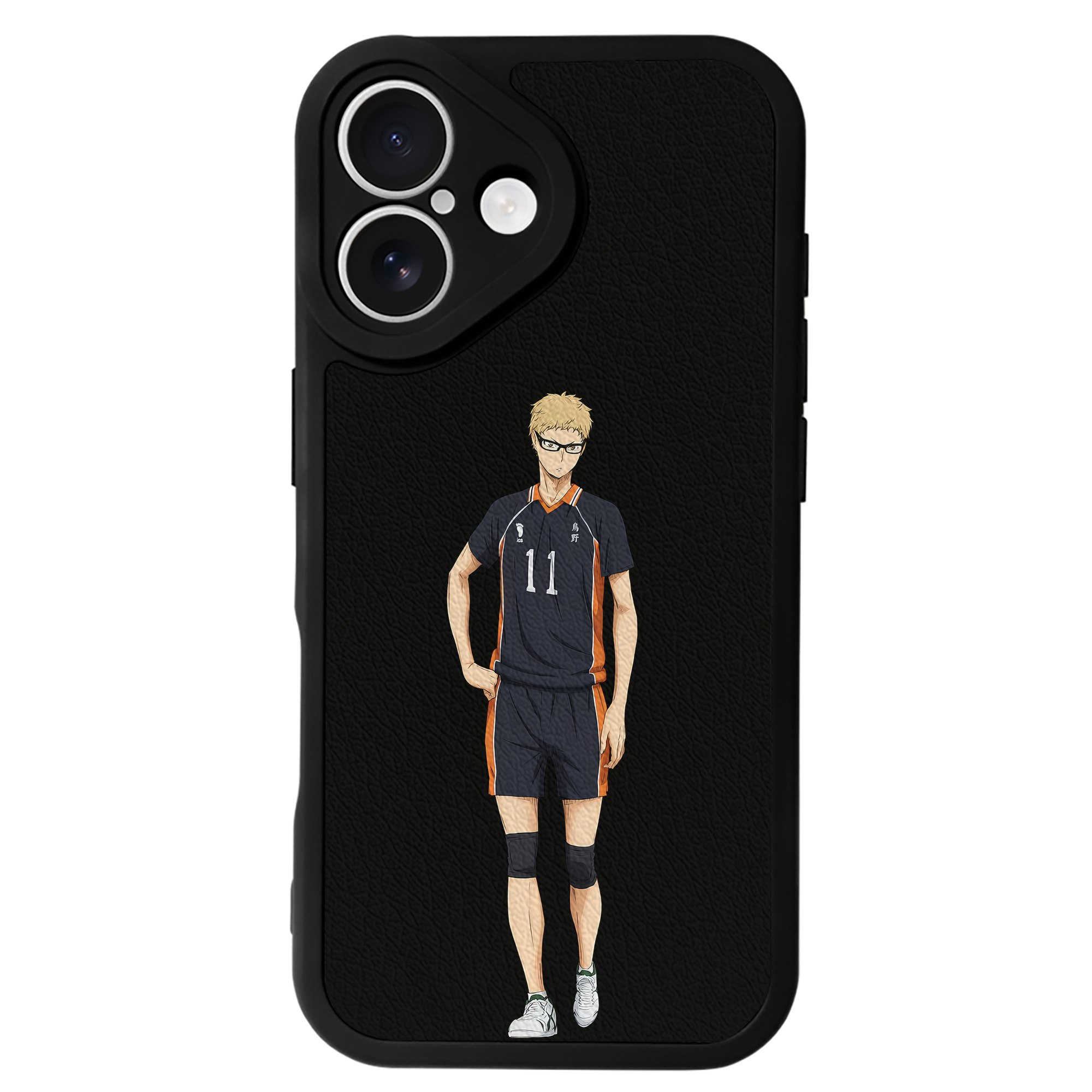 （画像用） ハイキュー!! Haikyu!! 【iPhone 16シリーズ対応】シリコンスマホケース（レザー調） 材質：シリコン